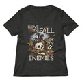 I Love The Fall Of My Enemies Women S V Neck Tee V Neck T Shirt Everyday Wear