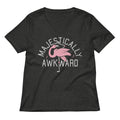 Majestically Awkward Women S V Neck Tee V Neck T Shirt Gift Ready