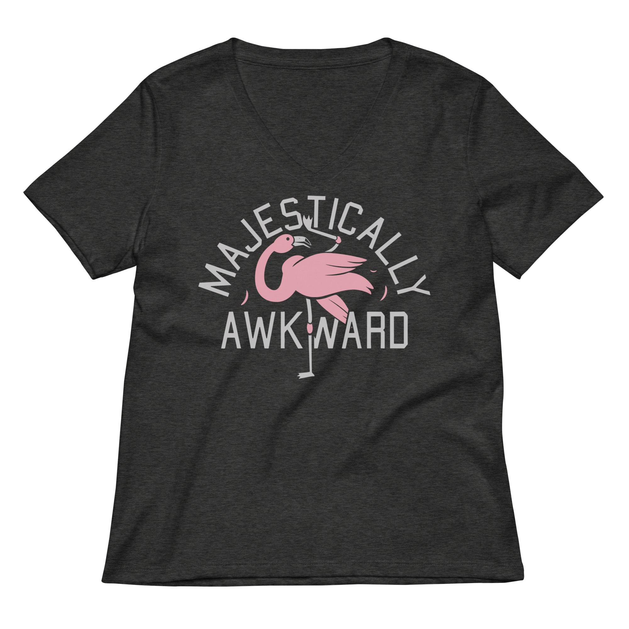 Majestically Awkward Women S V Neck Tee V Neck T Shirt Gift Ready