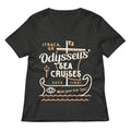 Odysseus Sea Cruises Women S V Neck Tee V Neck T Shirt Clean Design