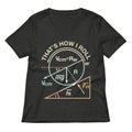 That S How I Roll Women V Neck Tee V Neck T Shirt Everyday Wear