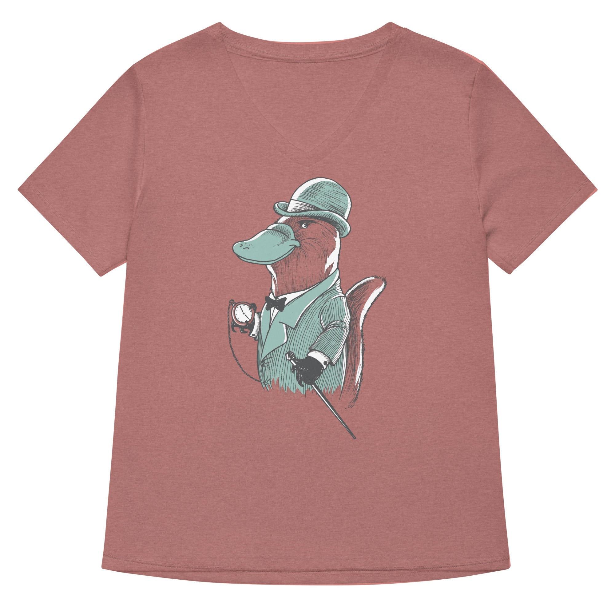 Duke Platypus Women S V Neck Tee V Neck T Shirt Gift Ready