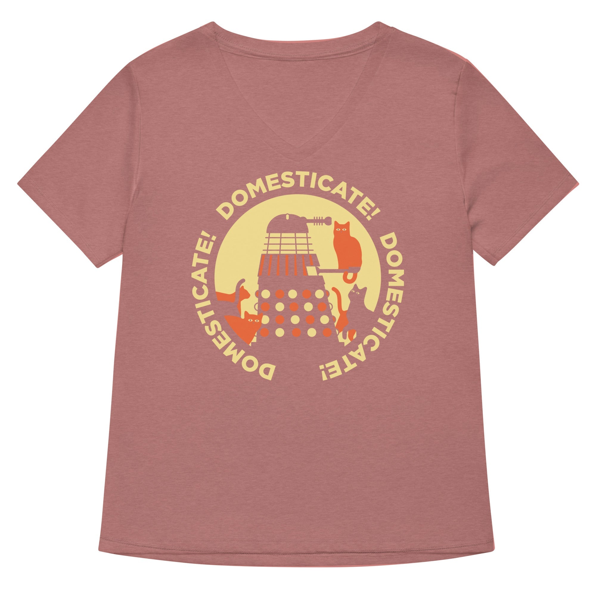 Domesticate Women S V Neck Tee V Neck T Shirt Minimal Style