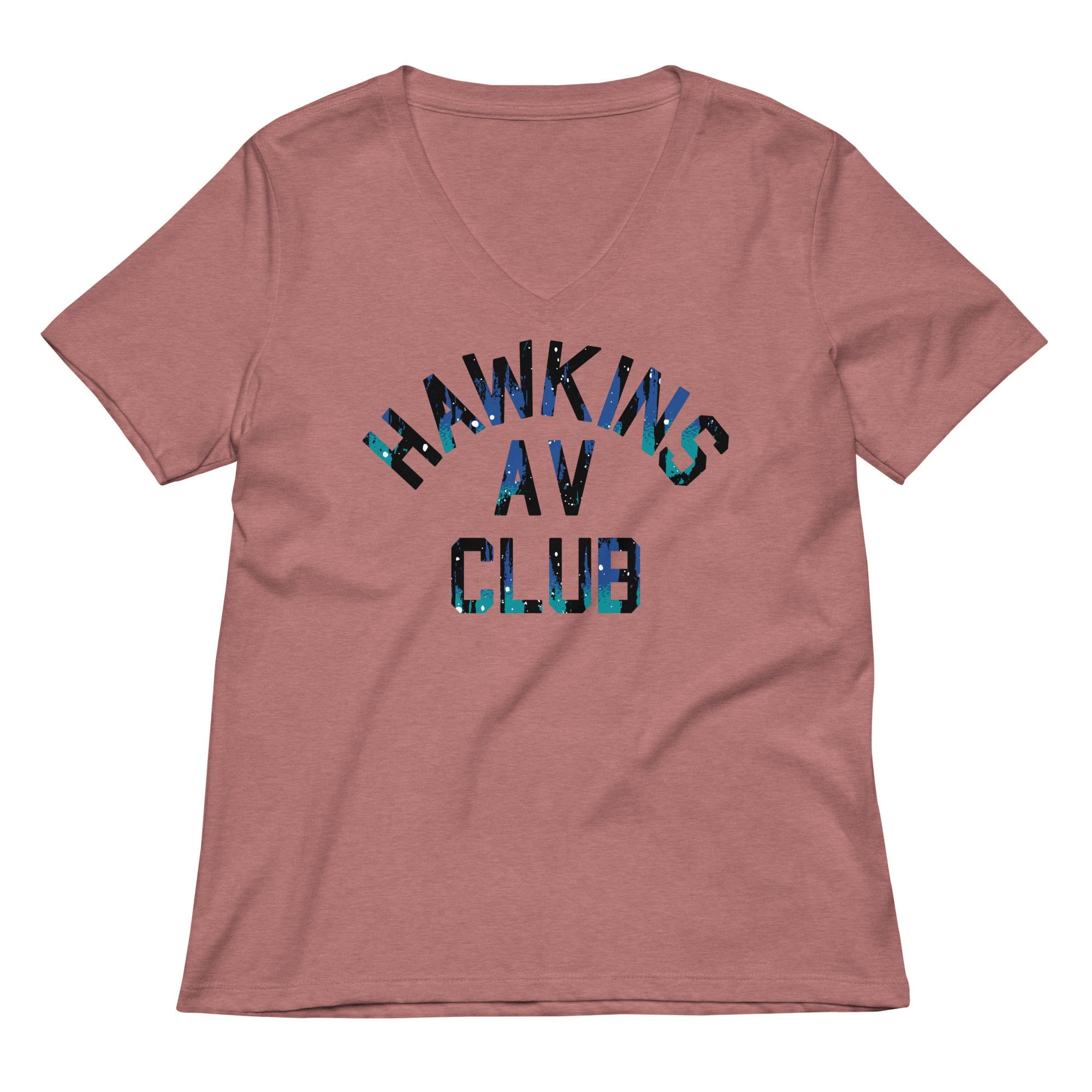 Hawkins Av Club Women S V Neck Tee V Neck T Shirt Gift Ready