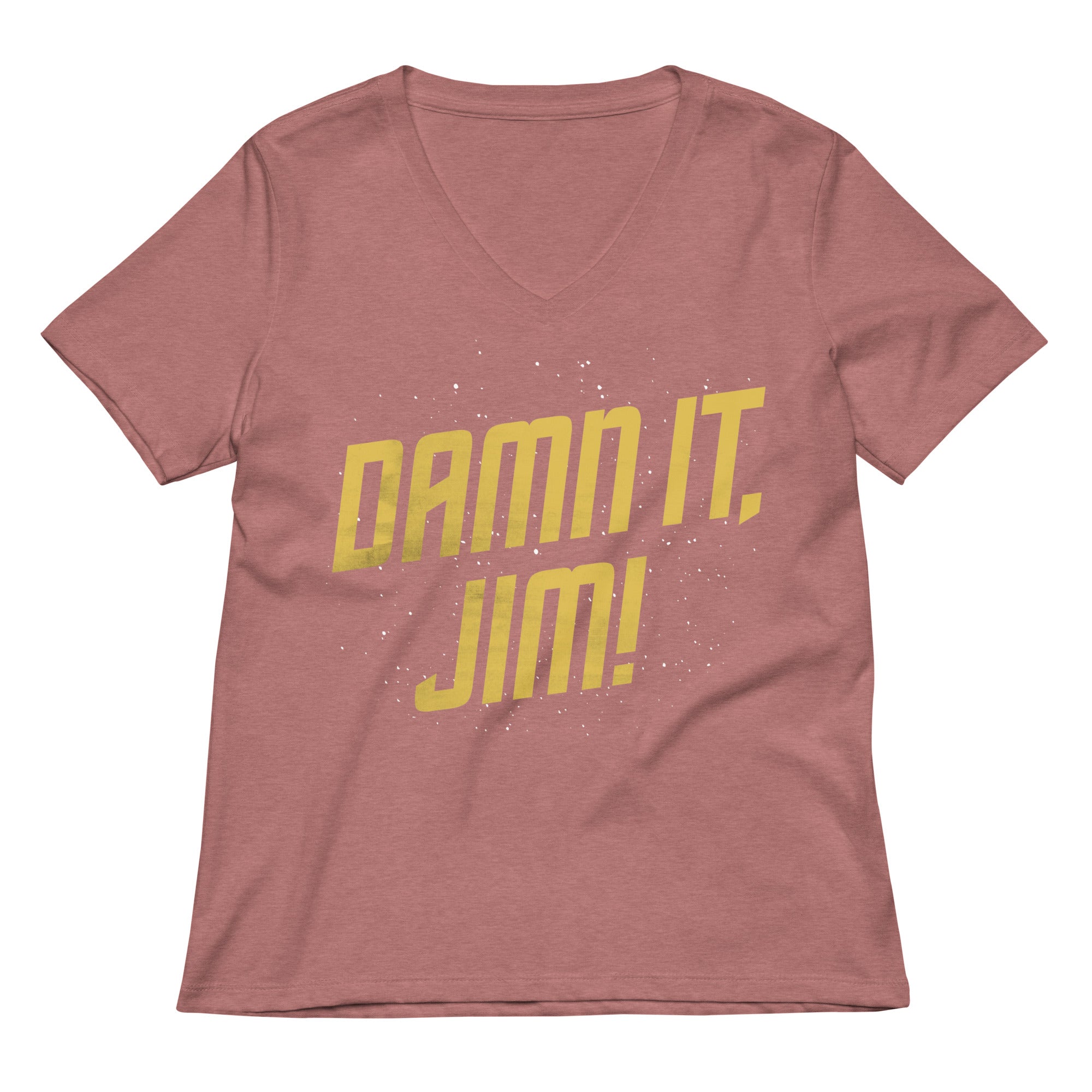 Damn It Jim Women S V Neck Tee V Neck T Shirt Minimal Style