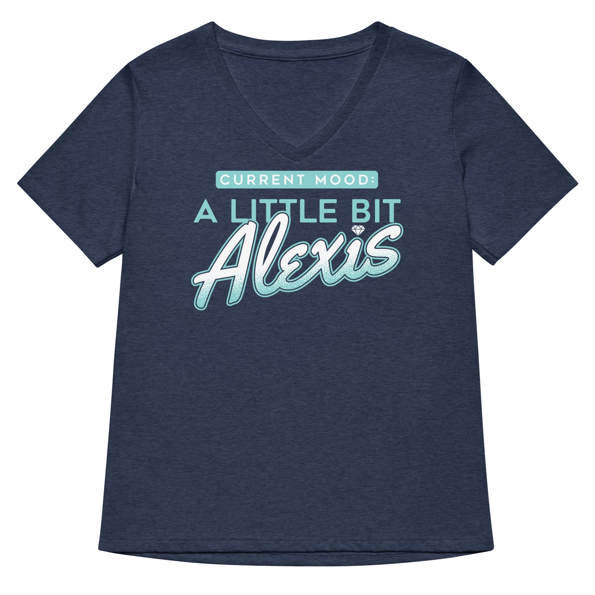 A Little Bit Alexis Women S V Neck Tee V Neck T Shirt Gift Ready