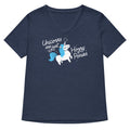 Unicorns Are Just Horny Ponies Women S V Neck Tee V Neck T Shirt US Trend