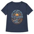 Don T Want None Unless You Got Bunsen Women S V Neck Tee V Neck T Shirt Premium Print