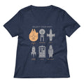 Select Your Ship Women S V Neck Tee V Neck T Shirt Minimal Style