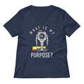 What Is My Purpose Women S V Neck Tee V Neck T Shirt Everyday Wear