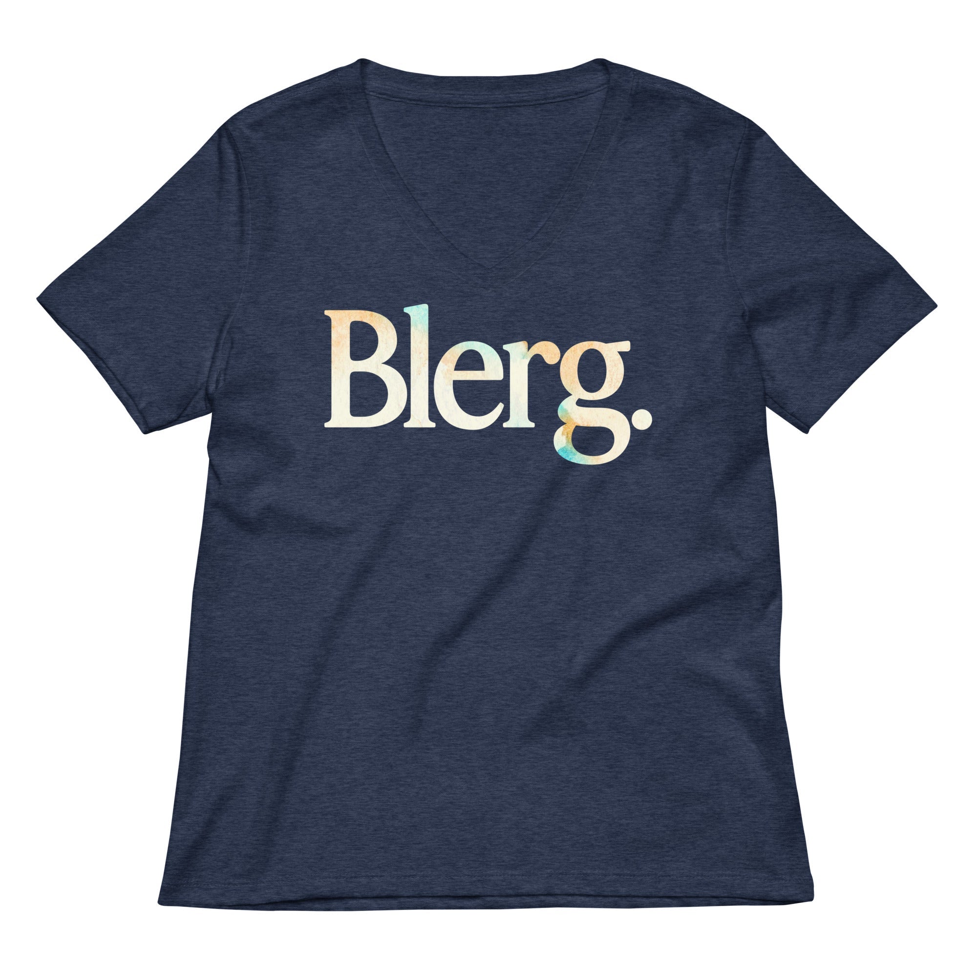 Blerg Women S V Neck Tee V Neck T Shirt Everyday Wear