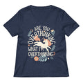 Are You Overthinking What I M Women S V Neck Tee V Neck T Shirt US Trend