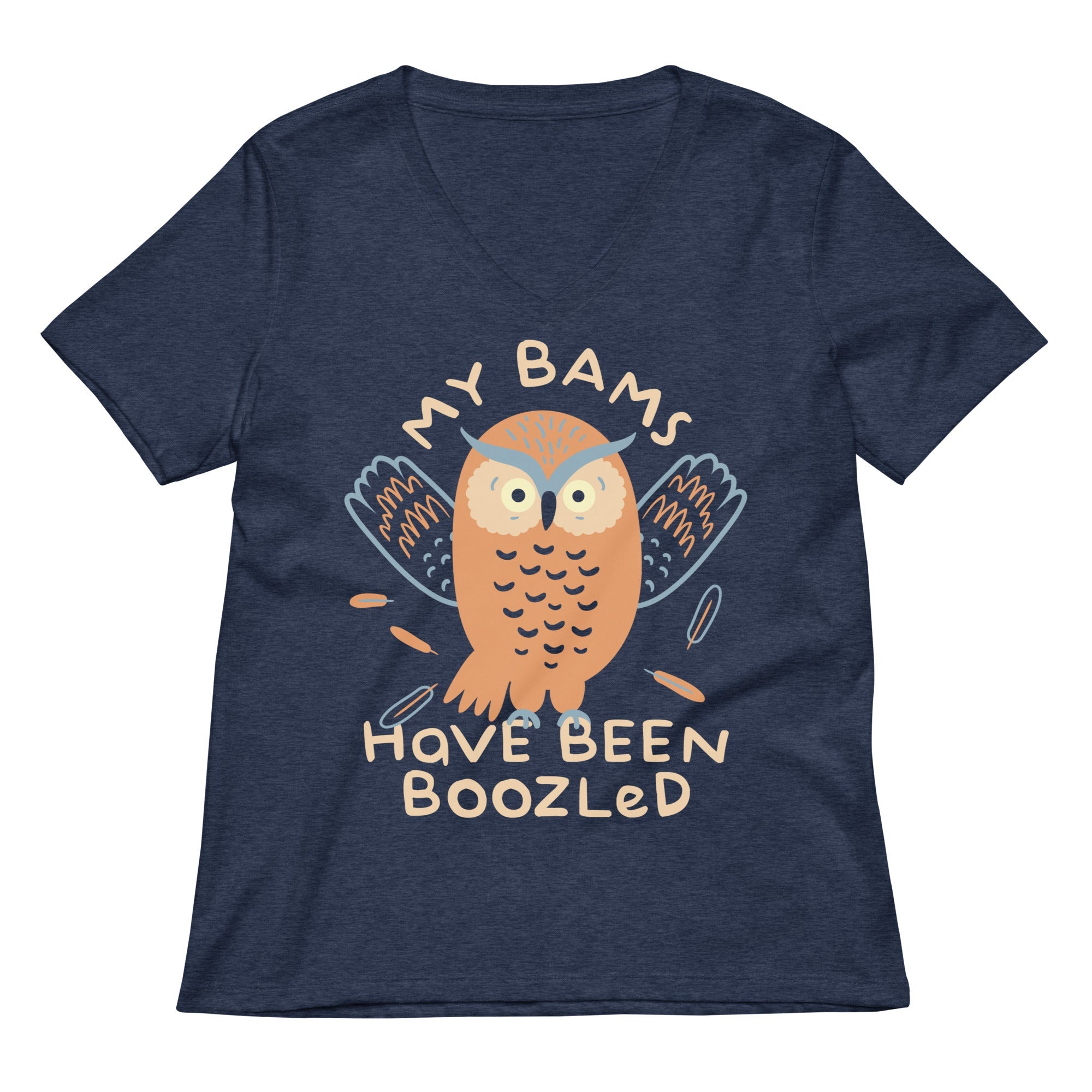 My Bams Have Been Boozled Women S V Neck Tee V Neck T Shirt Everyday Wear
