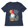 Gno Thank You Women S V Neck Tee V Neck T Shirt Premium Print