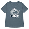 Brb Women S V Neck Tee V Neck T Shirt Premium Print