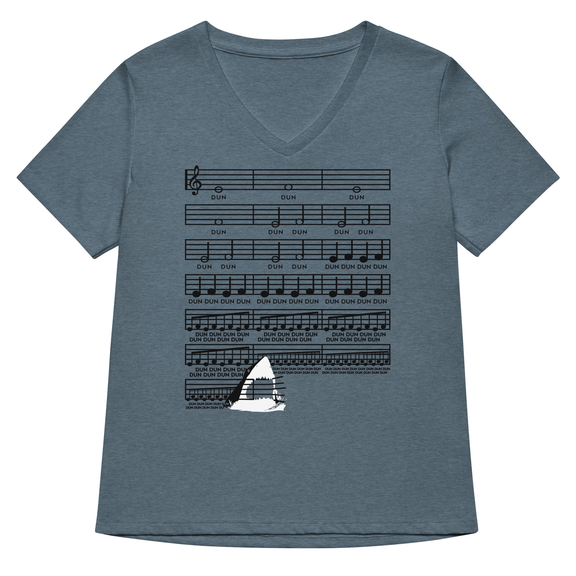 Swimming Theme Women S V Neck Tee V Neck T Shirt Minimal Style