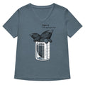 Two Moles Per Liter Women S V Neck Tee V Neck T Shirt Clean Design