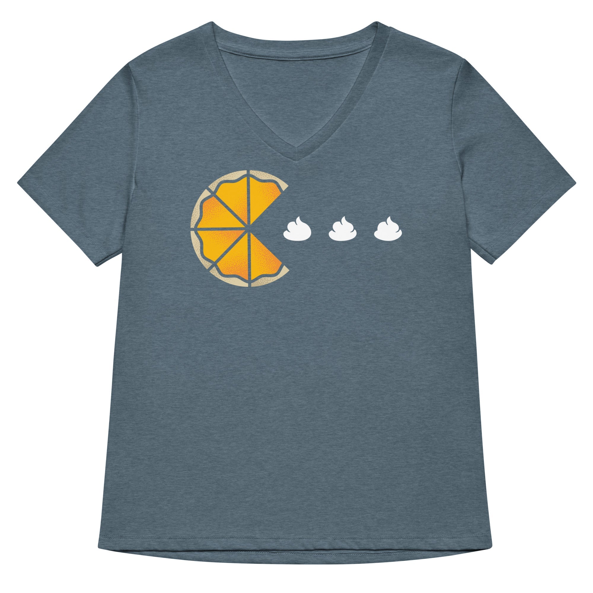 Pac Pie Women S V Neck Tee V Neck T Shirt US Trend