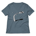 There Is No Spoon Women S V Neck Tee V Neck T Shirt US Trend