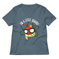 I M A Little Quarky Women S V Neck Tee V Neck T Shirt Minimal Style