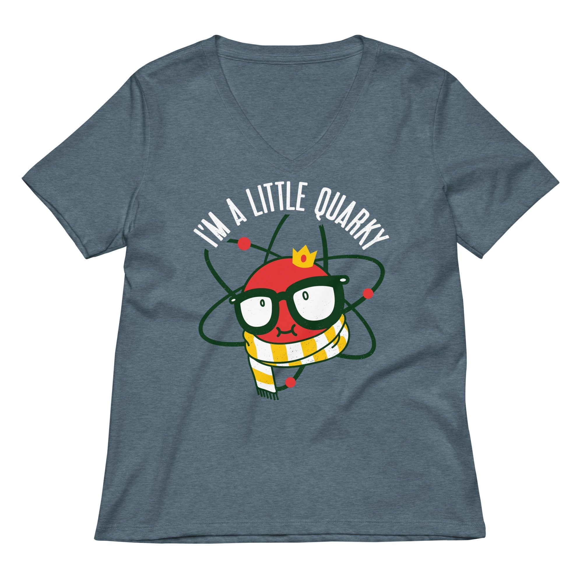 I M A Little Quarky Women S V Neck Tee V Neck T Shirt Minimal Style