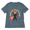 Take Me To Brunch Women S V Neck Tee V Neck T Shirt Minimal Style