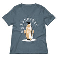 Everyday Is Such A Test Women S V Neck Tee V Neck T Shirt Clean Design