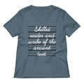 Skilled Reader And Scribe Of The Ancient Text Women S V Neck Tee V Neck T Shirt US Trend