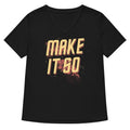 Make It So Women S V Neck Tee V Neck T Shirt US Trend