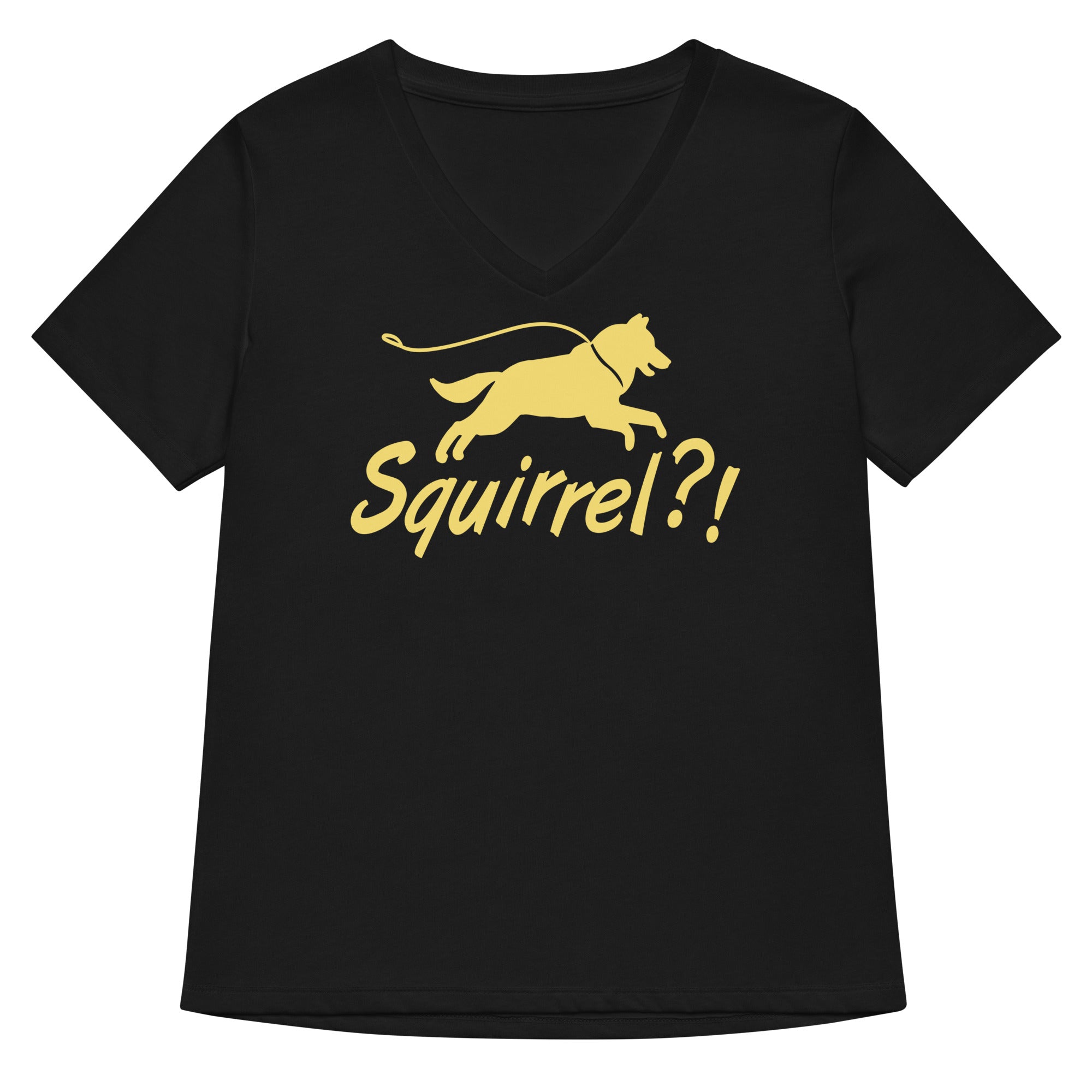 Squirrel Women S V Neck Tee V Neck T Shirt Clean Design