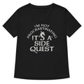 I M Not Procrastinating It S A Side Quest Women V Neck Tee V Neck T Shirt US Trend