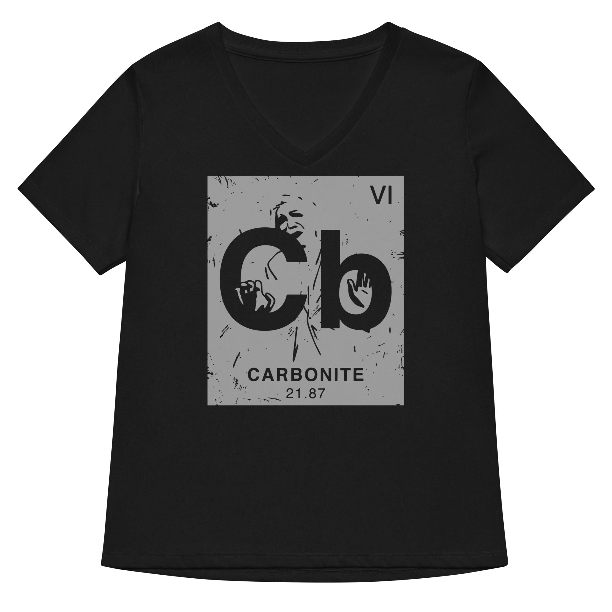 Carbonite Element Women S V Neck Tee V Neck T Shirt Premium Print