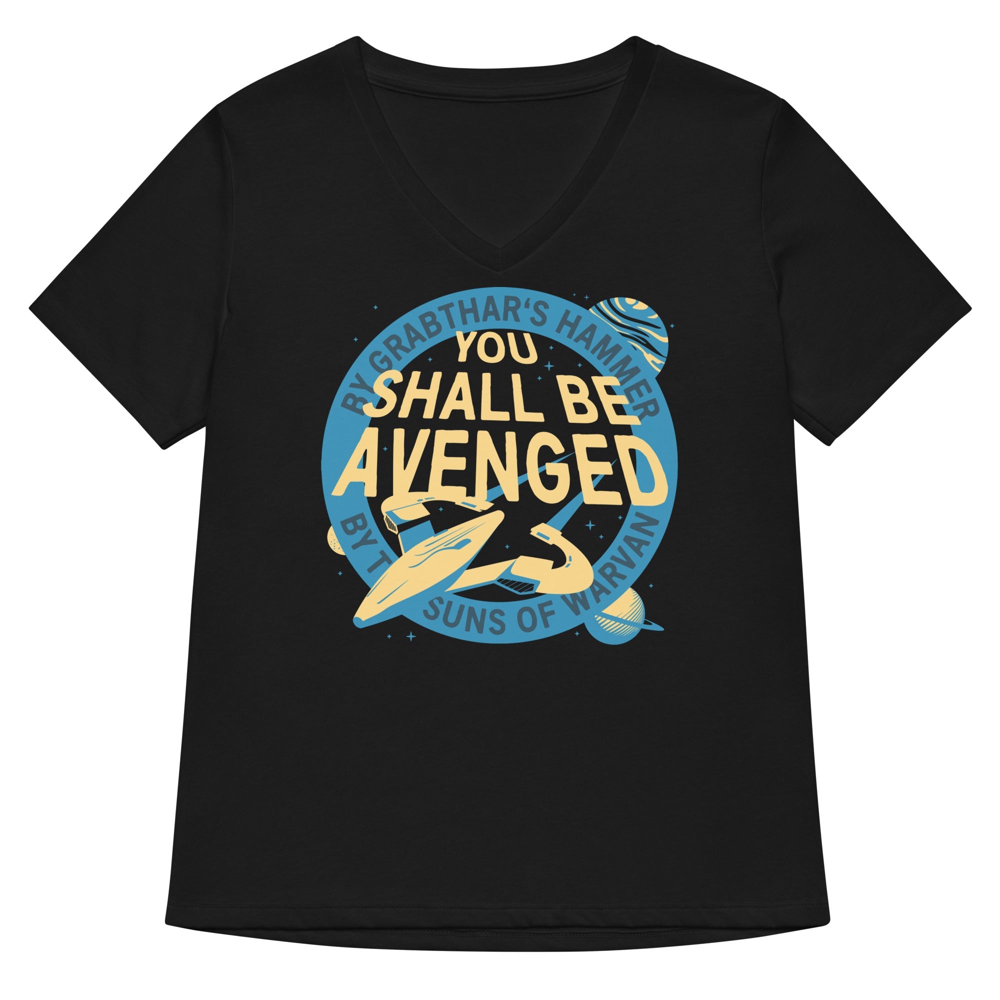 You Shall Be Avenged Women S V Neck Tee V Neck T Shirt Everyday Wear