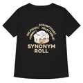 Synonym Roll Women S V Neck Tee V Neck T Shirt Clean Design
