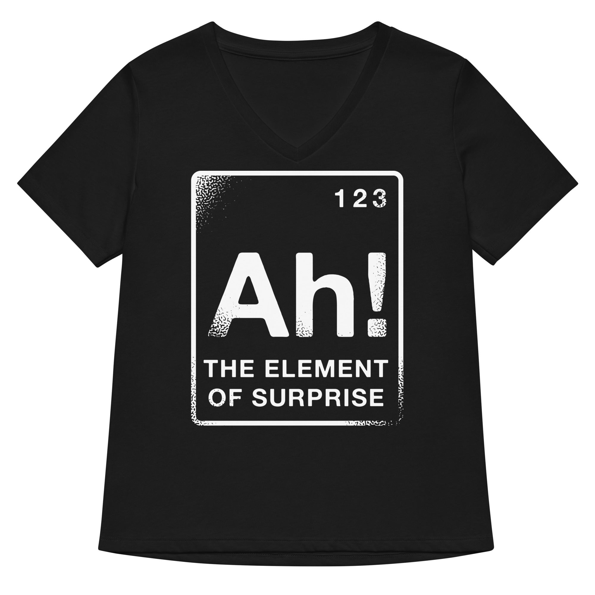 The Element Of Surprise Women S V Neck Tee V Neck T Shirt Minimal Style