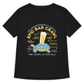 Epic Bar Crawl Women S V Neck Tee V Neck T Shirt Everyday Wear