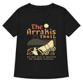 The Arrakis Trail Women S V Neck Tee V Neck T Shirt Premium Print