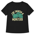 I Ve Created A Monstera Women S V Neck Tee V Neck T Shirt Clean Design