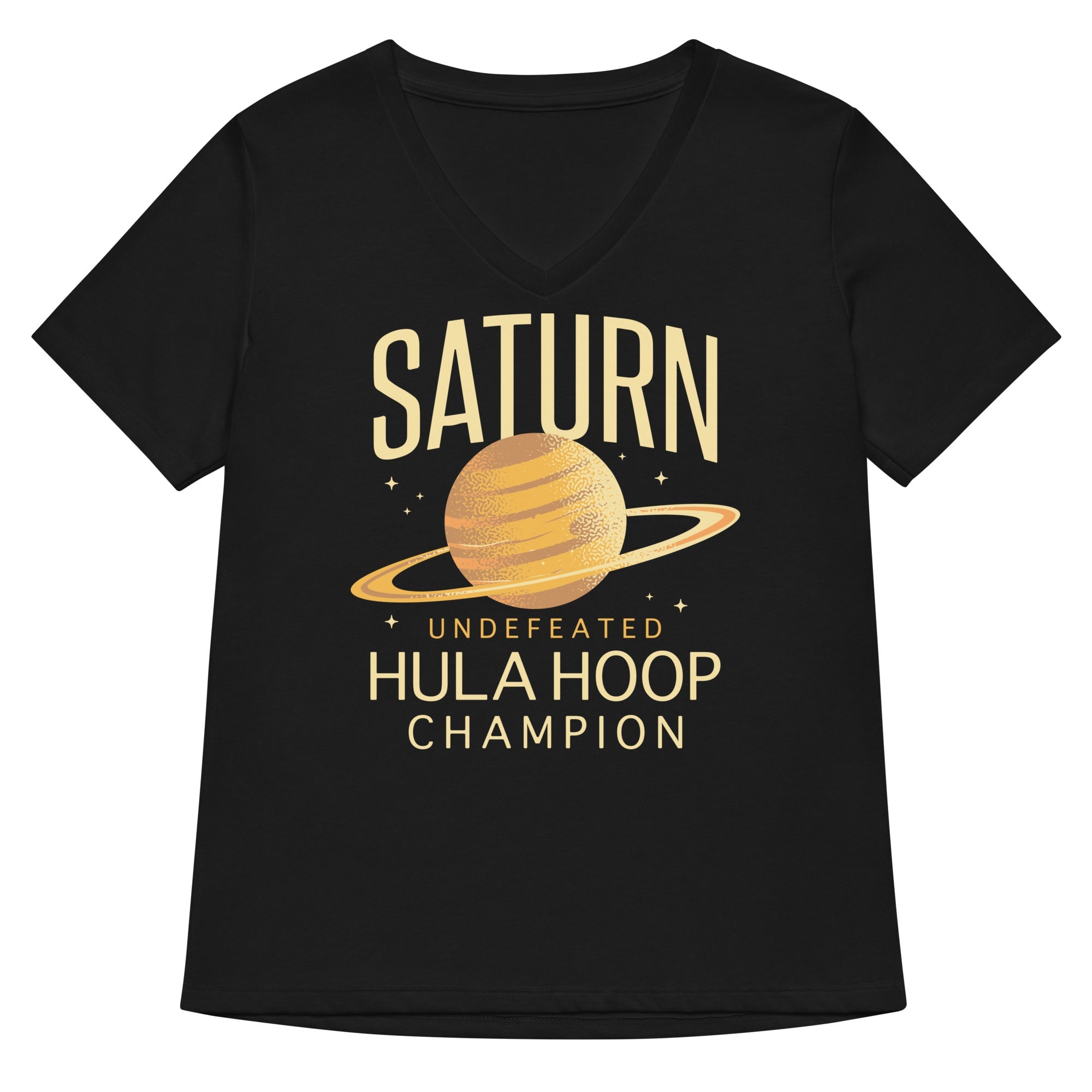 Undefeated Hula Hoop Champion Women S V Neck Tee V Neck T Shirt Gift Ready