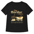 The Mordor Trail Women S V Neck Tee V Neck T Shirt Gift Ready
