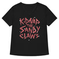 Kidnap The Sandy Claws Women S V Neck Tee V Neck T Shirt Minimal Style