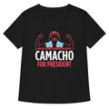 Camacho For President Women S V Neck Tee V Neck T Shirt Everyday Wear