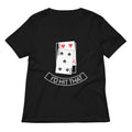 I D Hit That Women S V Neck Tee V Neck T Shirt Premium Print