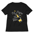 No Pagne Gain Women S V Neck Tee V Neck T Shirt Gift Ready