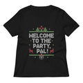 Welcome To The Party Pal Women S V Neck Tee V Neck T Shirt Minimal Style