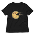 Pizza Pie Chart Women S V Neck Tee V Neck T Shirt Premium Print