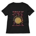 Turn It Up To 11 Women S V Neck Tee V Neck T Shirt Everyday Wear