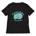 Hairy Baby Women S V Neck Tee V Neck T Shirt Premium Print