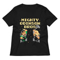 Mighty Odinson Bros Women S V Neck Tee V Neck T Shirt Everyday Wear