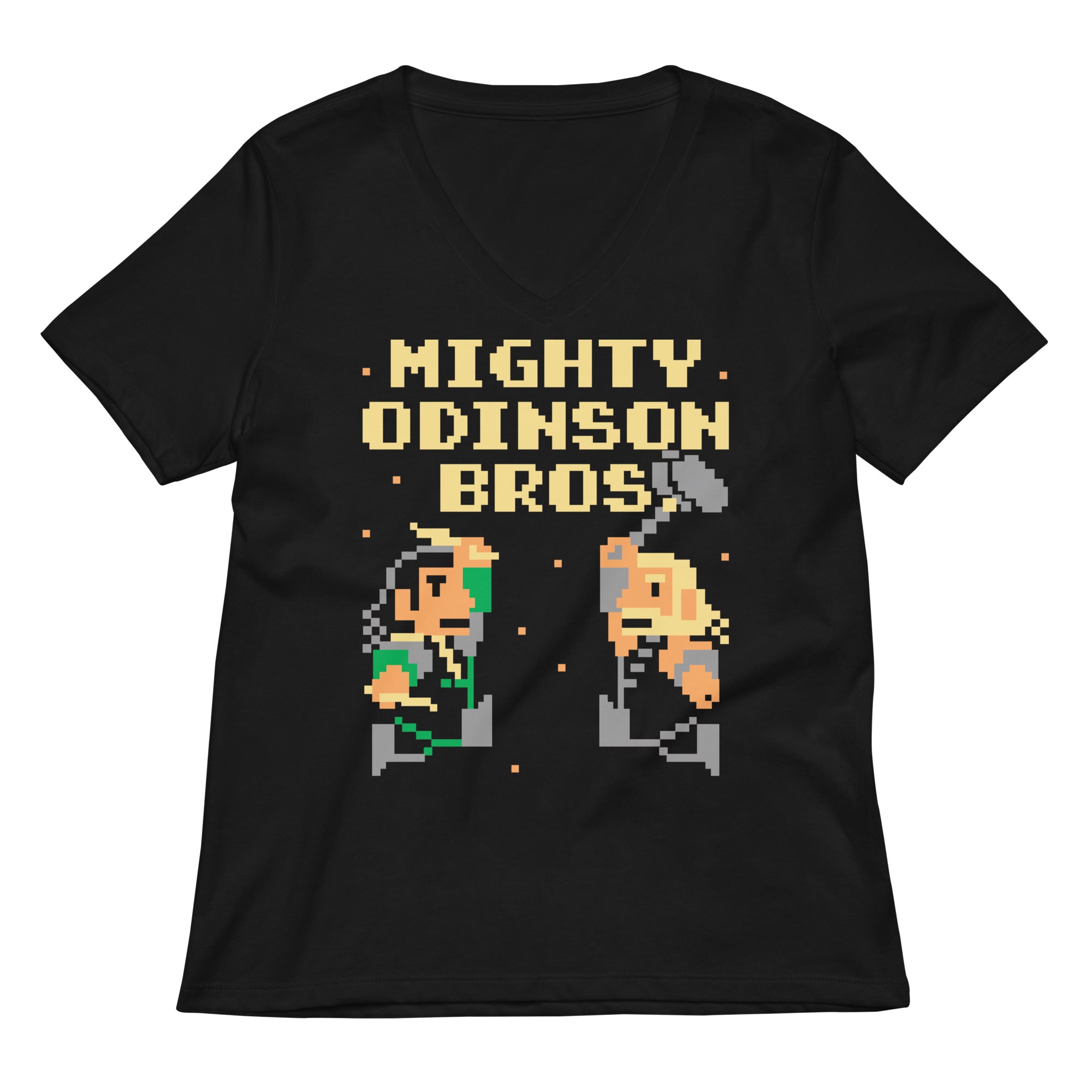 Mighty Odinson Bros Women S V Neck Tee V Neck T Shirt Everyday Wear